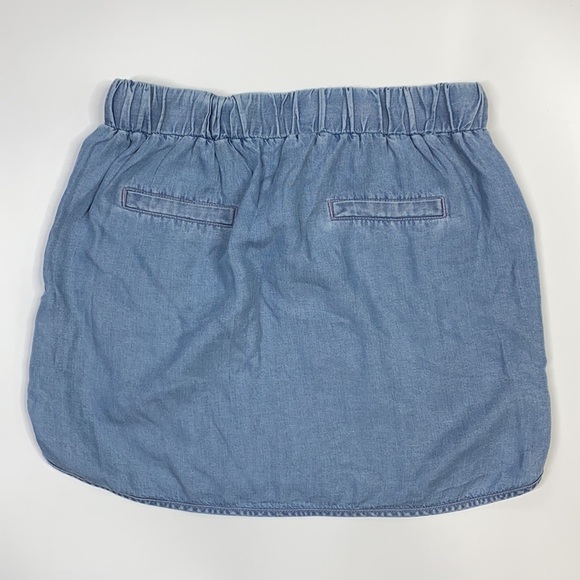 Express Lyocell Stretch Drawstring Waist Mini Skirt - Picture 2 of 7